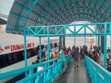 Pantauan arus balik di pelabuhan BSL Bengkalis