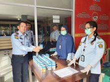 Tes urine pegawai lapas IIa Bengkalis