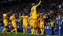 Espanyol vs Barcelona: Skor 4-2, Balugrana Kunci Gelar LaLiga. (Barca Blaugranes/Foto)