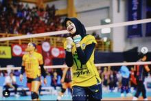 Atlet Voli Wilda Siti Nurfadhilah Jadi Sorotan Dunia saat Pakai Hijab di SEA Games 2023. (Sindonews/Foto)