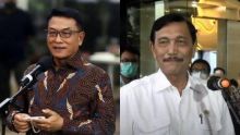 Luhut dan Moeldoko Jadi Sorotan Buntut Subdisi Mobil Listrik. (Tribun/Foto)