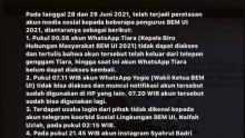BEM MUI Muak Lihat Elite Politik Sekeliling Jokowi Alergi Kritik, Usai Akun Medsos di Retas. (Twitter/Foto)