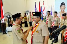 Bupati Siak Resmi Dilantik Sebagai Ketua Majelis Pembimbing Cabang Gerakkan Pramuka Siak 3023-2028