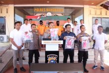 Press rilis pengungkapan Kasus TPPO oleh Polres Bengkalis