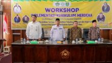 Staf Ahli Bupati saat membuka workshop implementasi kurikulum merdeka