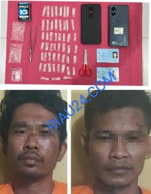 Tersangka dan barang bukti