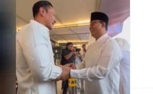 AHY Bahas Cawapres Usai Antar Anies ke Tanah Suci. (SINDONews/foto)