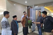 Ken Setiawan Eks NII Al Zaytun, Datangi Breskim Laporkan Panji Gumilang. (Kompas.com/Foto)