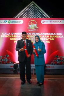 Bupati Alfedri dan Ketua TP PKK Siak Raih Penghargaan MKK Tingkat Nasional