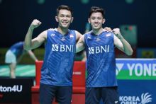 Korea Open: Fajar-Rian ke Final Usai Duel Sengit 74 Menit. (PBSI/Foto)