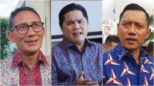 Menteri BUMN Erick Thohir menempati posisi teratas sebagai Calon Wakil Presiden (Cawapres) pilihan utama masyarakat di Pemilihan Presiden (Pilpres) 2024 mendatang. Sumber: Tribunnews.com
