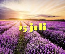 Berikut beberapa fakta dan peristiwa tercatat sejarah yang terjadi pada tanggal 25 Juli /diedit.com