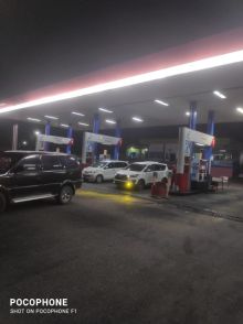 SPBU yang ada di Balai Raja, Kecamatan Pinggir