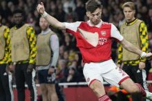 Liga Inggris: Arsenal Tetap Ngotot Jual Kieran Tierney disaat Real Sociedad Hanya Mampyu Pinjam.(Bola.net/Foto)