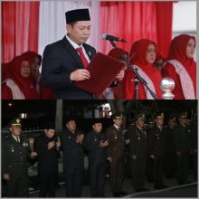 Sempena HUT RI Ke-78, Ketua DPRD Siak Ikuti Rangkaian Acara Dari Malam Renungan Hingga Upacara Bendera 