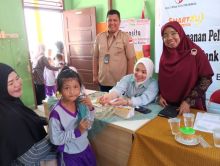 Bank Pekanbaru saat sosialisasi di SDN 39