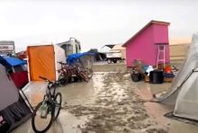 Ngeri! Festival Nevada AS, 70.000 Orang Terjebak Lumpur, 1 Orang Tewas. (iNews/Foto)