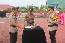 Sertijab Kapolsek dipimpin Kapolres Bengkalis