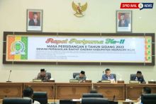 DPRD Inhil Gelar Paripurna ke 11, Dengan Agenda Pembahasan Rancangan KUA PPAS Tahun 2023.