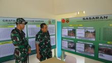 Dandim 0303/Bengkalis saat mendapingi Kasrem 031/WB
