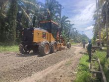 Jalan karet pada sasaran TMMD Kodim 0303 Bengkalis