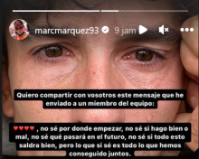 Marc Marquez Unggah Photo Selfie Nangis usai Pisah dengan 'Honda', Ungkap Keinginan Terdalamnya. (Tangkapan layar/@marcmarquez93)