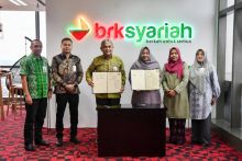 Usai penandatanganan MoU BRK Syariah dengan Politeknik Kampar