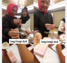 Beredar Video Wagub Blora Bagikan Ratusan Juta Rupiah untuk Bacaleg PDIP. (Tangkapan Layar Akun TikTok @jumbo831)