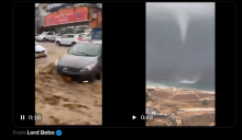 Israel di Landa Banjir dan Badai Pasir: Persulit Rencana Invasi ke Gaza. (X/Foto)