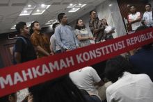 Anwar Usman dilaporkan 16 guru besar dan pengajar hukum tata negara dan hukum administrasi ke Majelis Kehormatan MK (MKMK). Sumber: Gatra