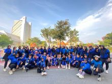 Ketika Menari di Atas Trampolin, Jadi Olahraga Baru yang Digemari Emak-emak Muda di Pekanbaru