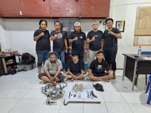 Tersangka dan barang bukti