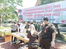 Pemusnahan barang bukti