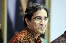 Perwakilan koalisi yang menjabat Direktur Eksekutif Netgrit, Hadar Nafis Gumay. Sumber: rumah pemilu