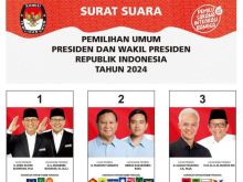 Surat suara Pilpres 2024. Sumber: detik.com