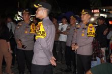 Kapolres Bengkalis patroli berjalan kaki