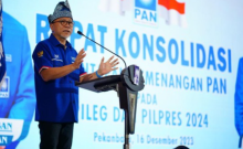 Zulhas Datang ke Palembang Ajak Keder PAN Kerja Keras Menangkan Prabowo-Gibran. (Tangkapan Layar/detikCom)