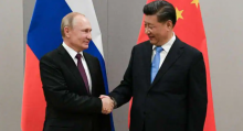 Presiden Rusia Vladimir Putin dan pemimpin China Xi Jinping /Agensi