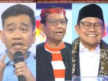 Warganet Sebut Cak Imin Slepet, Gibran Si Paling IKN, Mahfud Normatif. (Tangkapan Layar YouTube @KPUrepublikindonesia)