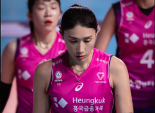 Potret Ratu Volly Korsel, Kim Yeon Koung Pink Spiders. (X/@digintokoung)