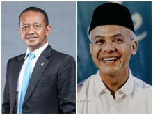 Potret Menteri Bahlil Lahadalia/bkpm.go.id (Kiri), Calon Wakil Presiden Nomoro Urut 3 Ganjar Pranowo (Tangkapan Layar @ganjar_pranowo)