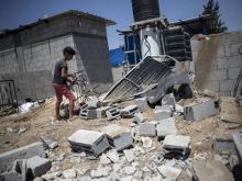 Anak-anak di Gaza jadi yatim piatu