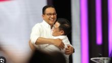 Potret Kemesraan Paslon 01 usai debat cawapres 2024 lalu. (Tangkapan layar/detikCom)
