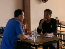 Presiden Joko Widodo sarapan dengan AHY