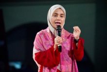 Istri Capres Nomor Urut 3 Ganjar Pranowo, Siti Atikoh Suprianti. Sumber: kompas.com