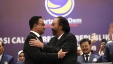 Calon Presiden Nomor Urut 1, Anies Baswedan dan Ketua Umum Partai Nasdem Surya Paloh. Sumber: Rakyat Merdeka