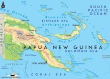 Peta Papua Nugini /Reuters