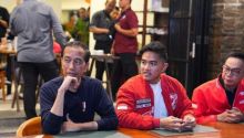 Presiden RI Joko Widodo dan Ketum PSI Kaesang Pangerap. Sumber: Internet