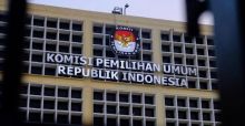 Jelang Pengumuman Pemenang Pilpres 2024, Jalan Depan Kantor KPU Ditutup, Dijaga Ribuan Aparat. (Tangkapan Layar/RRI)