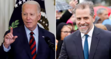 Presiden AS Joe Biden dan putranya Hunter Biden /Reuters